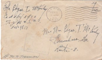 Feb 6 1945 envelope