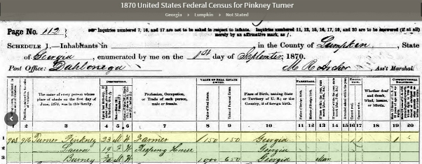 1870 Pinkey Turner Census FIX
