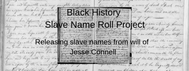 Black History_ Slave Name Roll Project